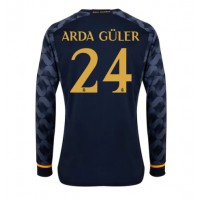 Moški Nogometni dresi Real Madrid Arda Guler #24 Gostujoči 2023-24 Dolgi Rokav